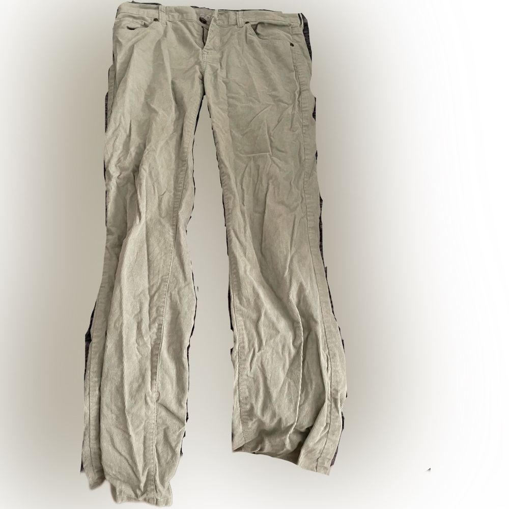 Low Rise Bootcut Green Jeans